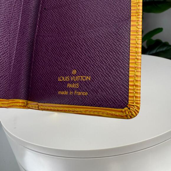 💎✨Authentic Louis Vuitton Epi Leather Tassili Yellow Wallet - Picture 4 of 5